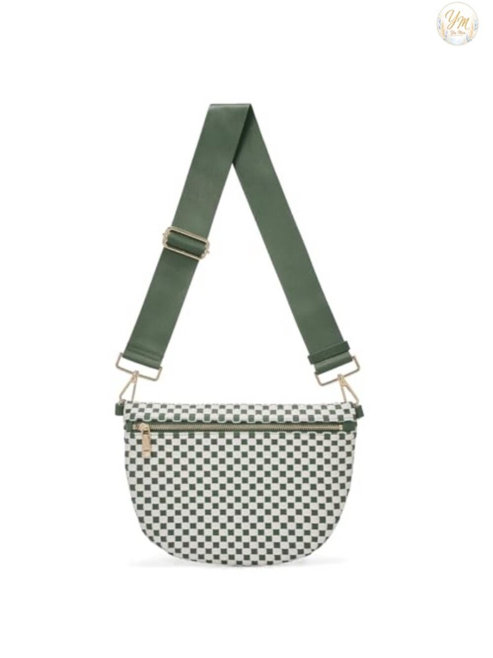 Woven PU Crossbody Waist Pack Sling Bag Travel